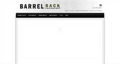 Desktop Screenshot of barrel-back.com