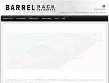 Tablet Screenshot of barrel-back.com